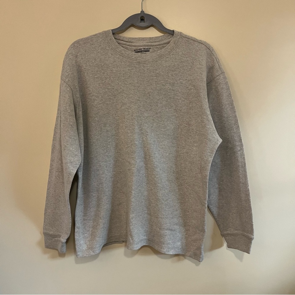 Rugged Trails oatmealCrewneck thermal